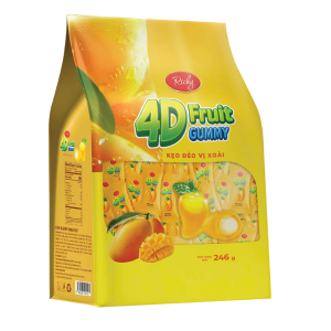 Kẹp dẻo 4D vị xoài - 246g, 216g, 500g - Richy