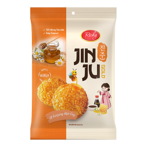 Bánh gạo Jinju Gold hương vị Ganjang mật ong - 120g - Richy