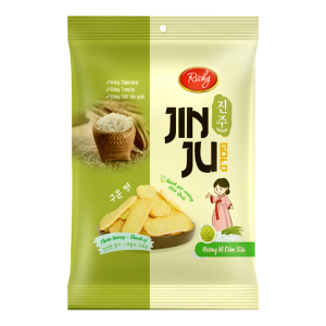 Bánh gạo Jinju vị cốm sữa - 145g - Richy