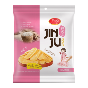 Bánh gạo Jinju vị Muối Hồng Himalaya - 134 gram - Richy