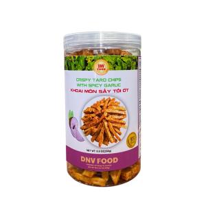 Khoai môn sấy tỏi ớt | Crispy Taro Chips With Spicy Garlic - DNV FOOD