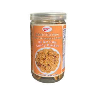 Bánh tai heo vị bơ cay 200g | Pig's Ear Shape Cookies (Spicy Butter Flavor) 200g - DNV FOOD