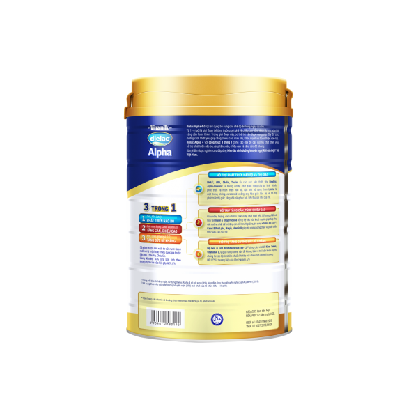 Sữa bột trẻ em Dielac Alpha 4 (2-6 tuổi) - VINAMILK