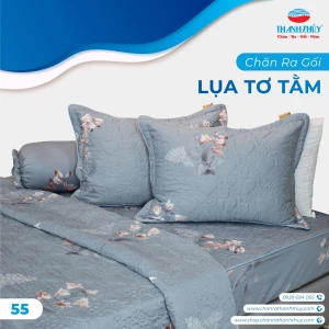 BỘ GA BỌC LỤA TƠ TẰM 55 - THANH THỦY