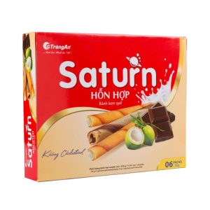 Bánh quế Saturn nhân kem hỗn hợp - 330g - Tràng An
