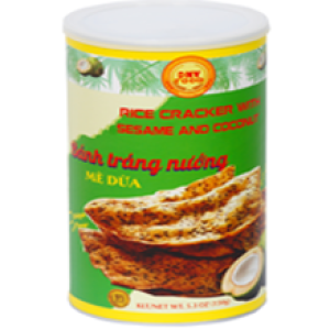 Bánh tráng nướng mè dừa -  DNV FOOD