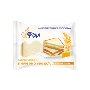BÁNH SANDWICH PIPPI NHÂN PHÔ MAI SỮA 55G - Tràng An