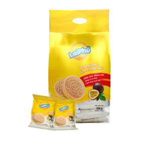 Bánh Cookies Kem Chanh Dây 350G - Lai Phú